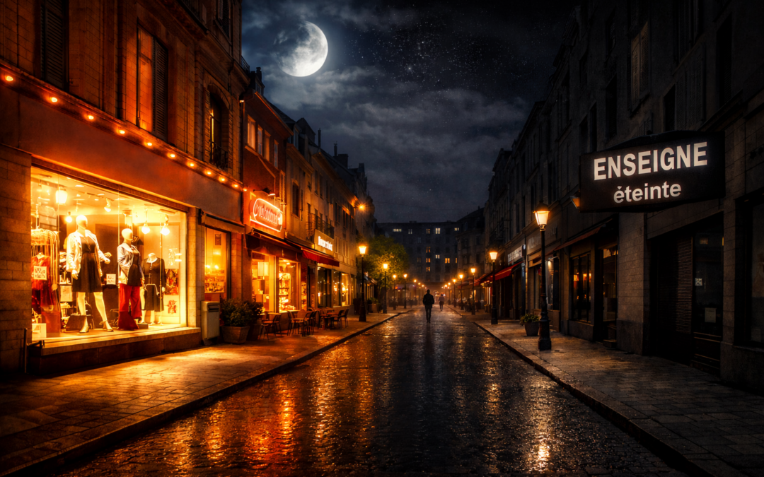 Révision de la loi vaudoise sur l’énergie : éclairage des vitrines  et enseignes